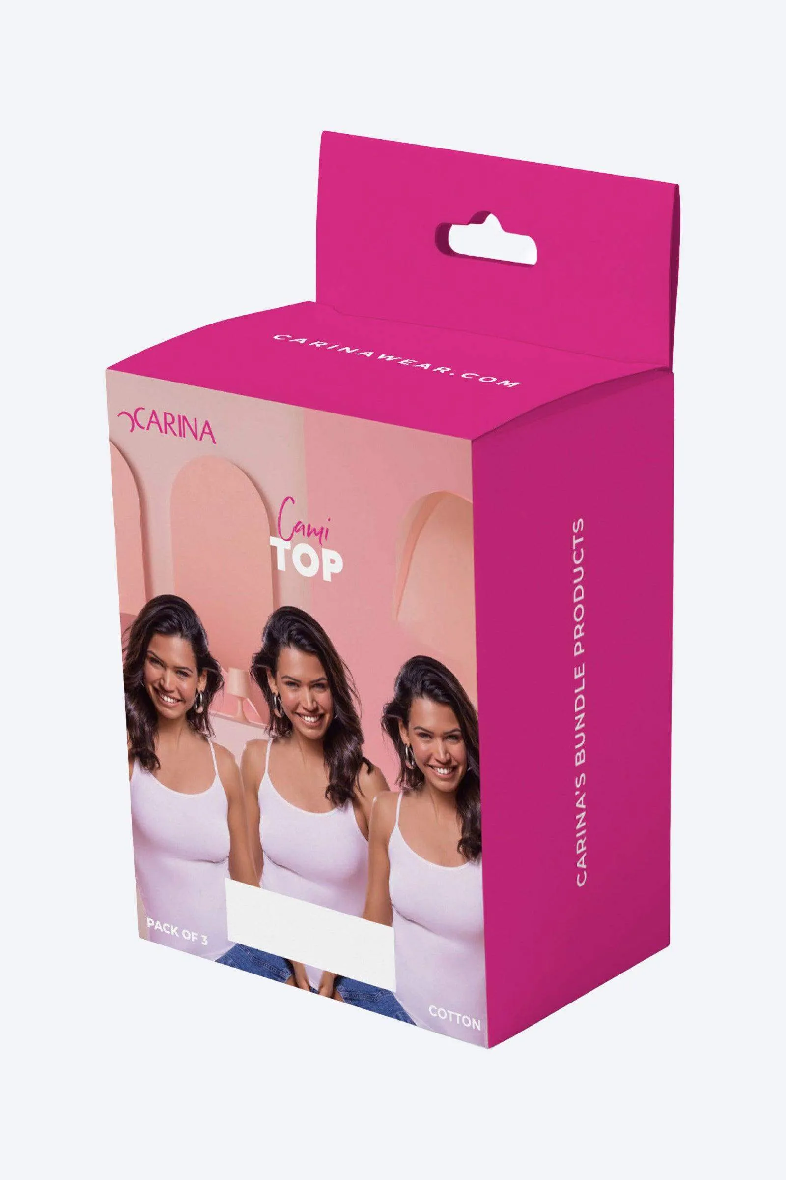 Pack of 3 Plain Cami Top