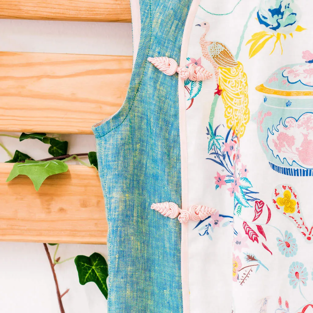 Pattern: 234 – Sleeveless Full-Length Cheongsam *Custom Fit