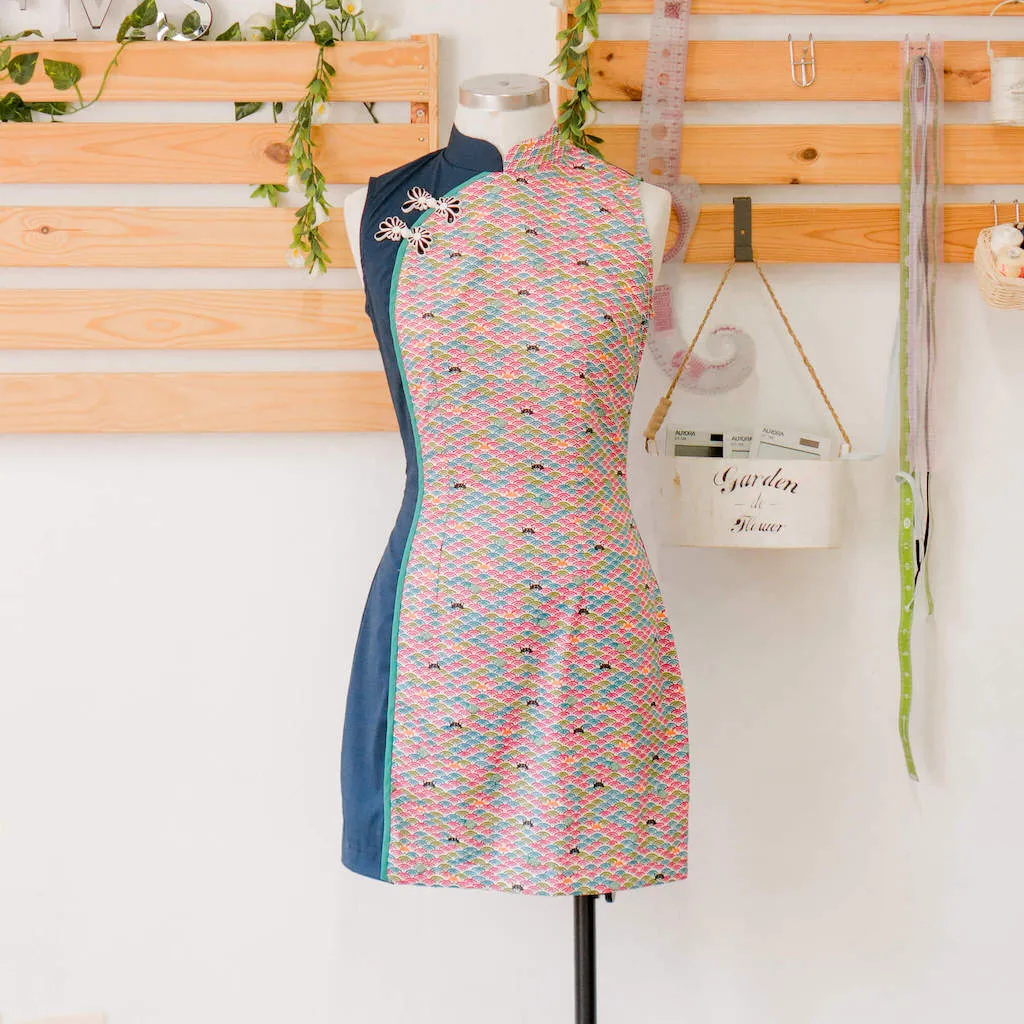 Pattern: 234 – Sleeveless Full-Length Cheongsam *Custom Fit