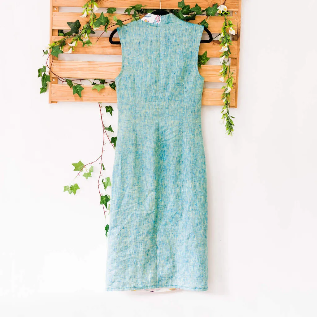 Pattern: 234 – Sleeveless Full-Length Cheongsam *Custom Fit