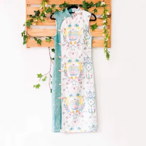 Pattern: 234 – Sleeveless Full-Length Cheongsam *Custom Fit