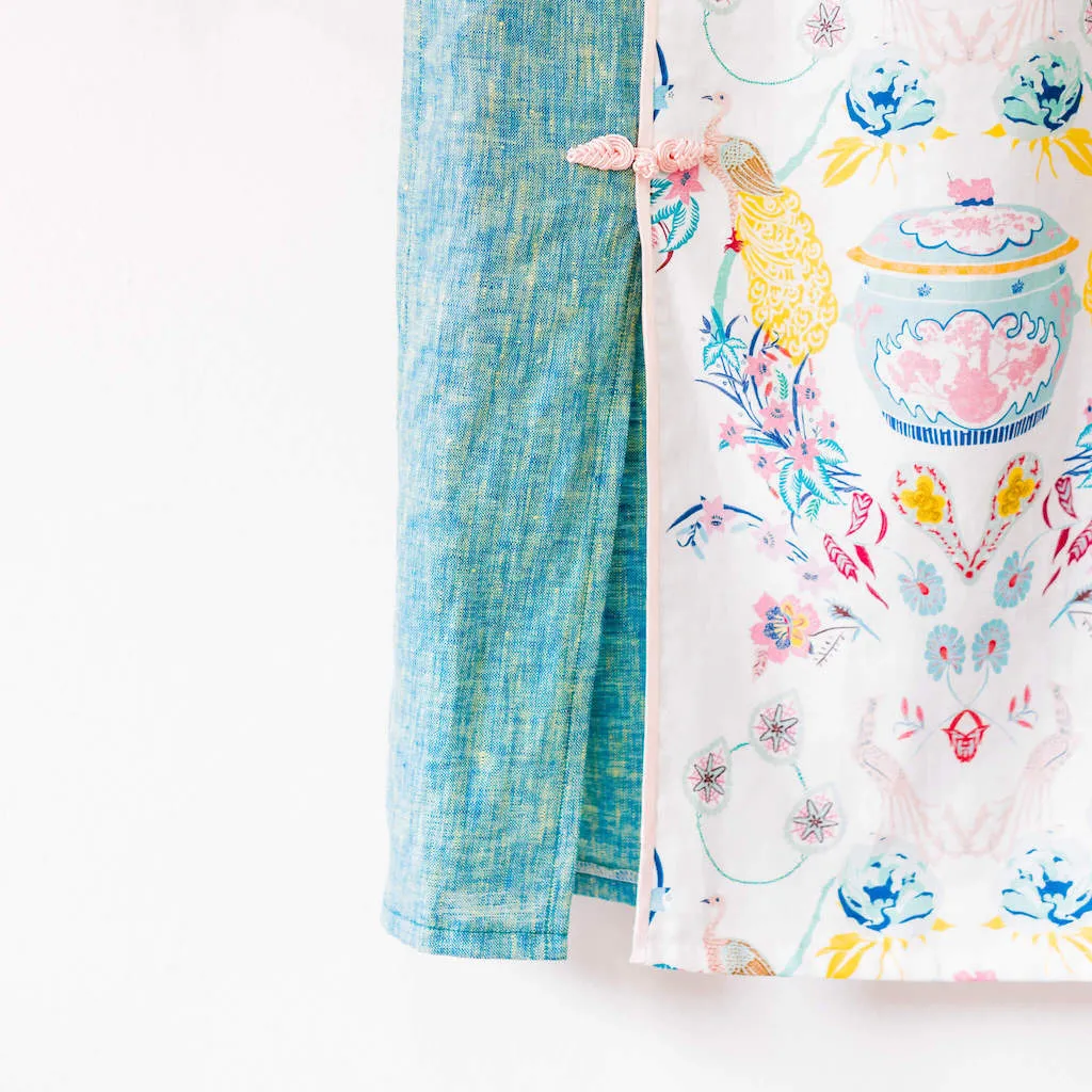 Pattern: 234 – Sleeveless Full-Length Cheongsam *Custom Fit