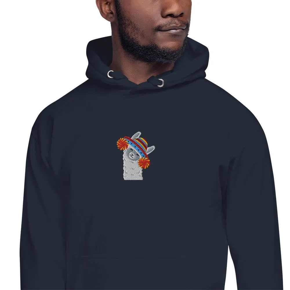 Peruvian Alpaca Embroidered Hoodie