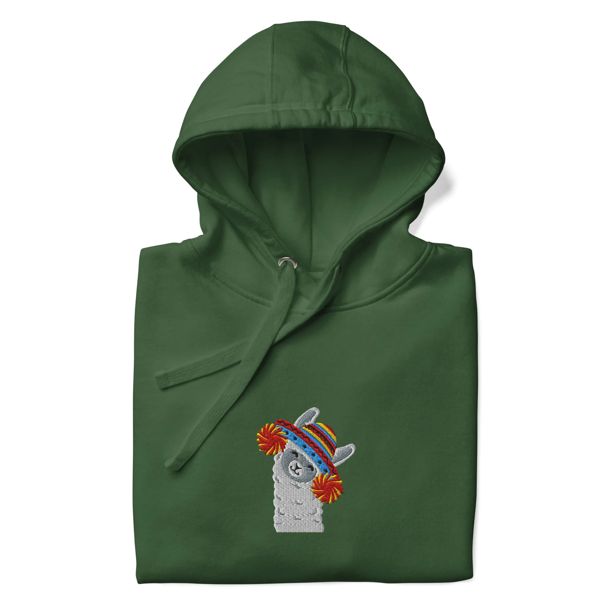 Peruvian Alpaca Embroidered Hoodie