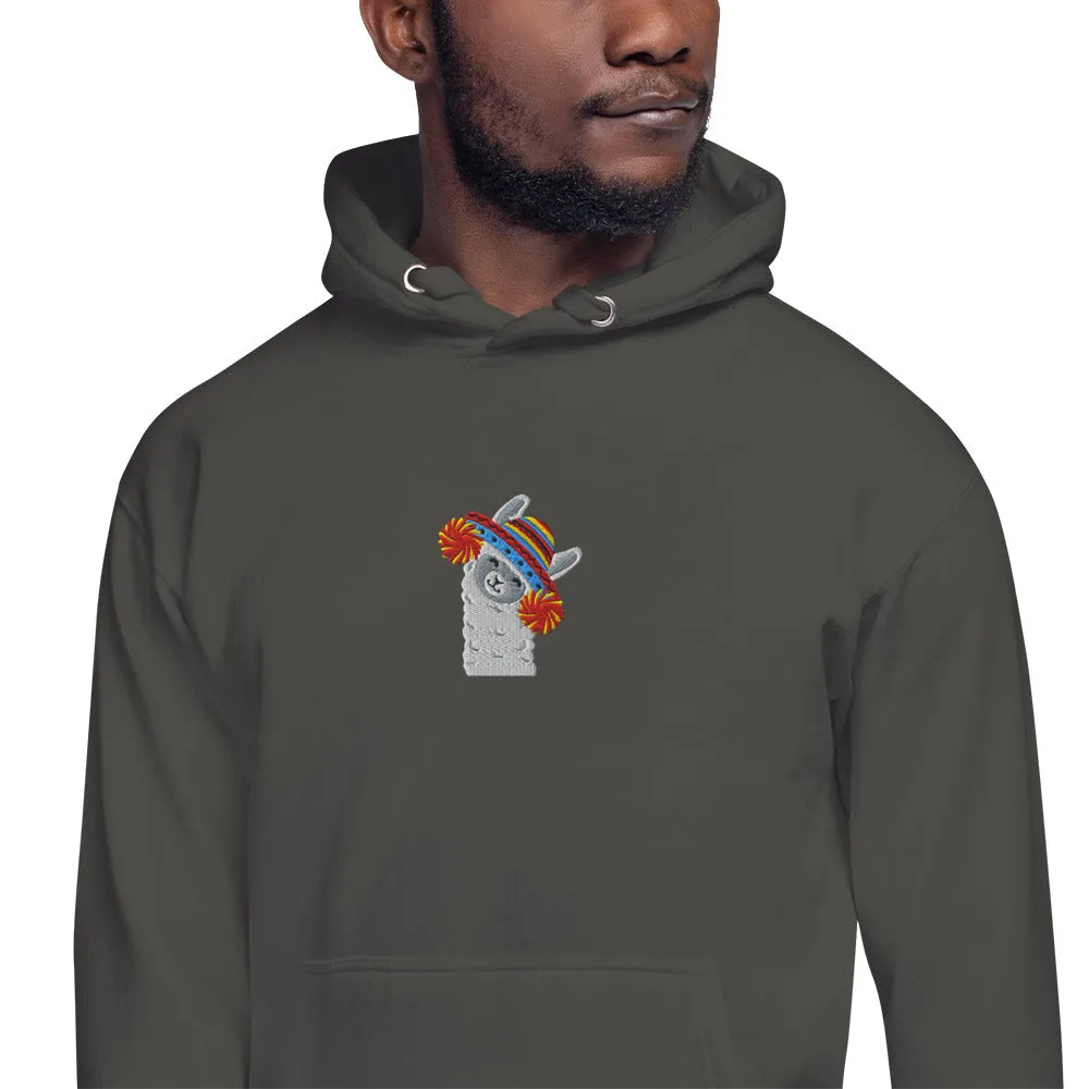 Peruvian Alpaca Embroidered Hoodie