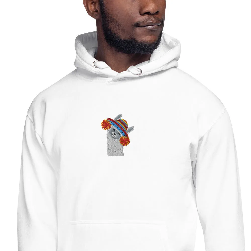 Peruvian Alpaca Embroidered Hoodie