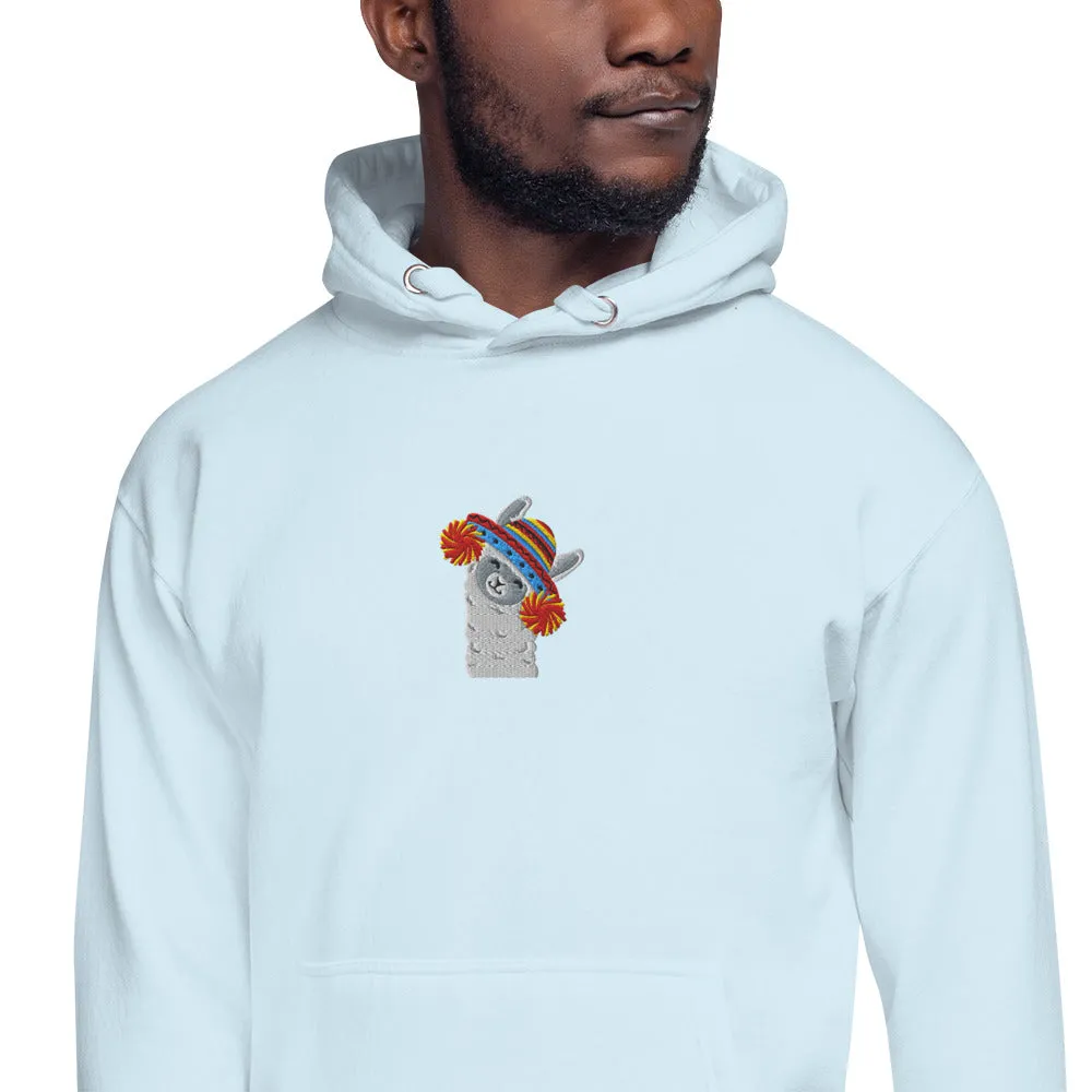 Peruvian Alpaca Embroidered Hoodie