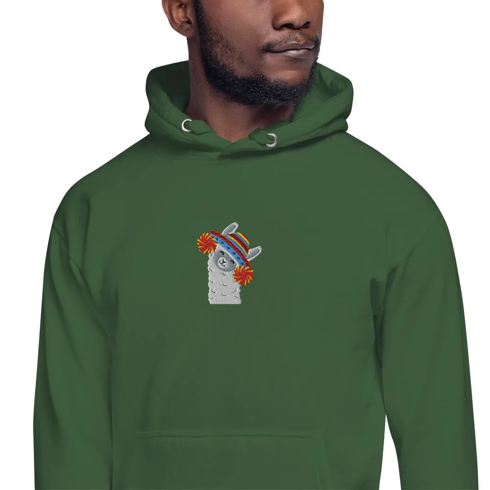 Peruvian Alpaca Embroidered Hoodie