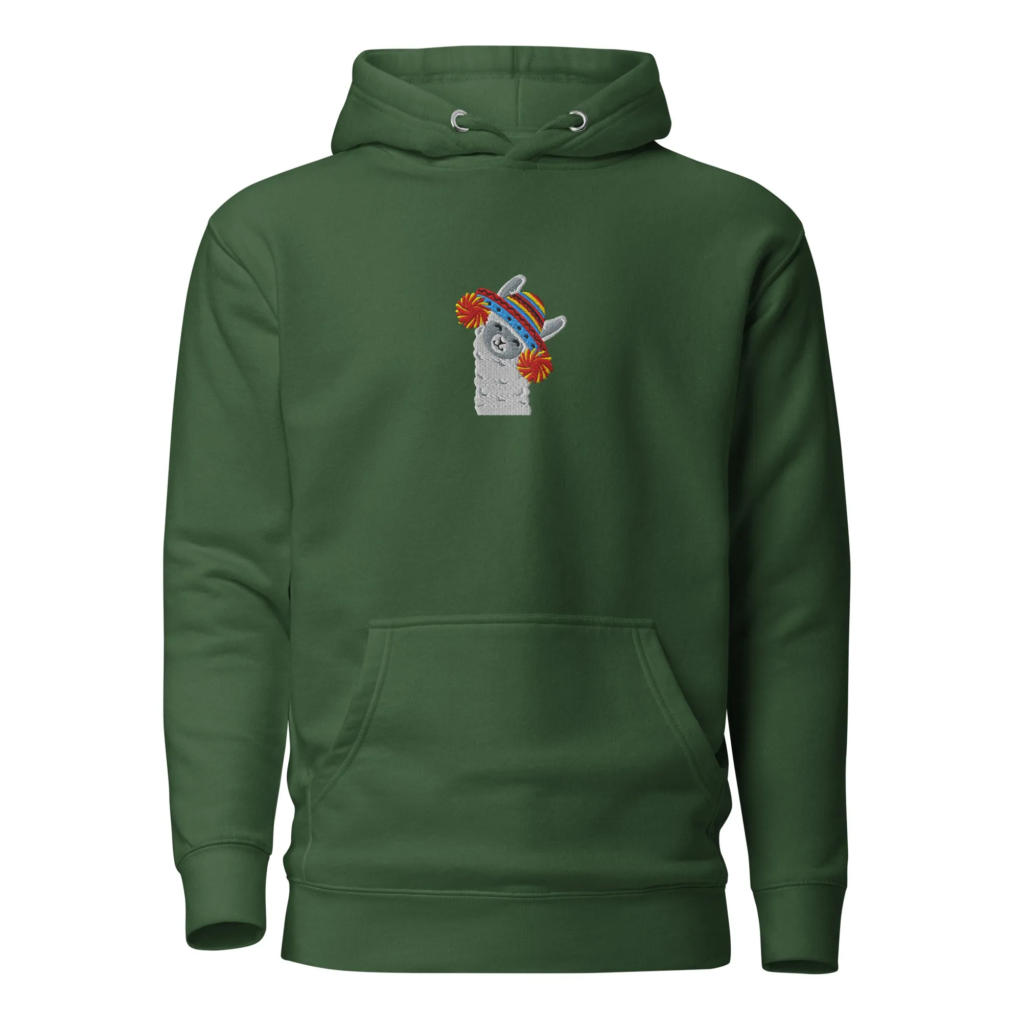 Peruvian Alpaca Embroidered Hoodie