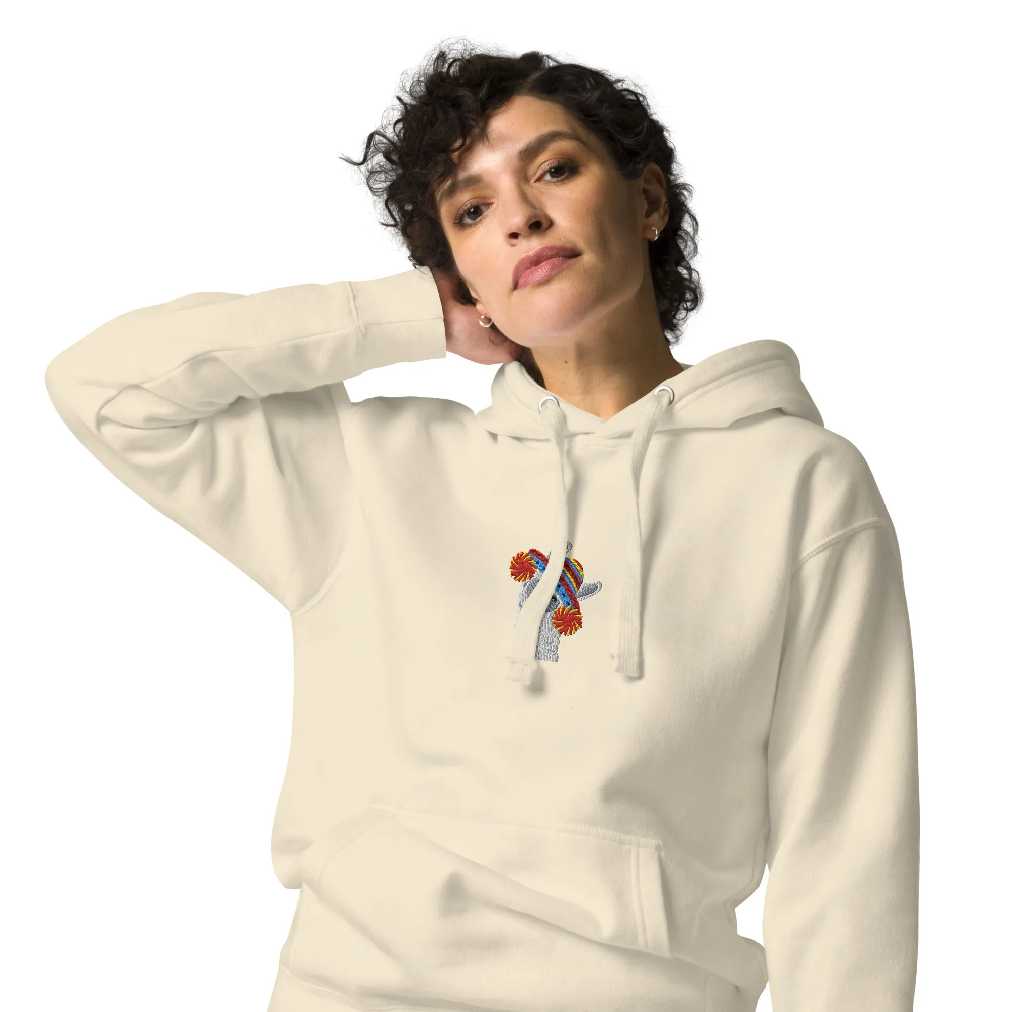 Peruvian Alpaca Embroidered Hoodie