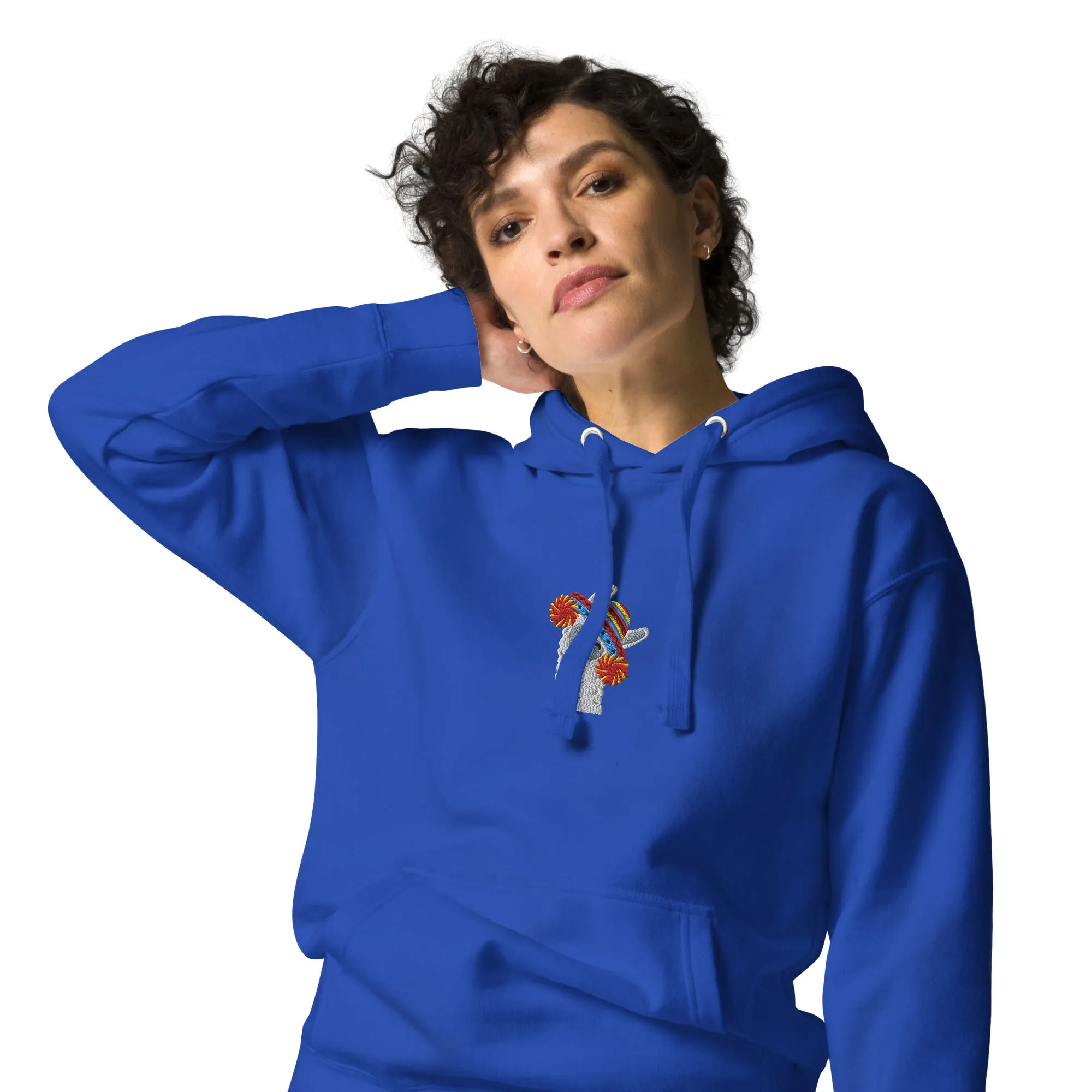 Peruvian Alpaca Embroidered Hoodie