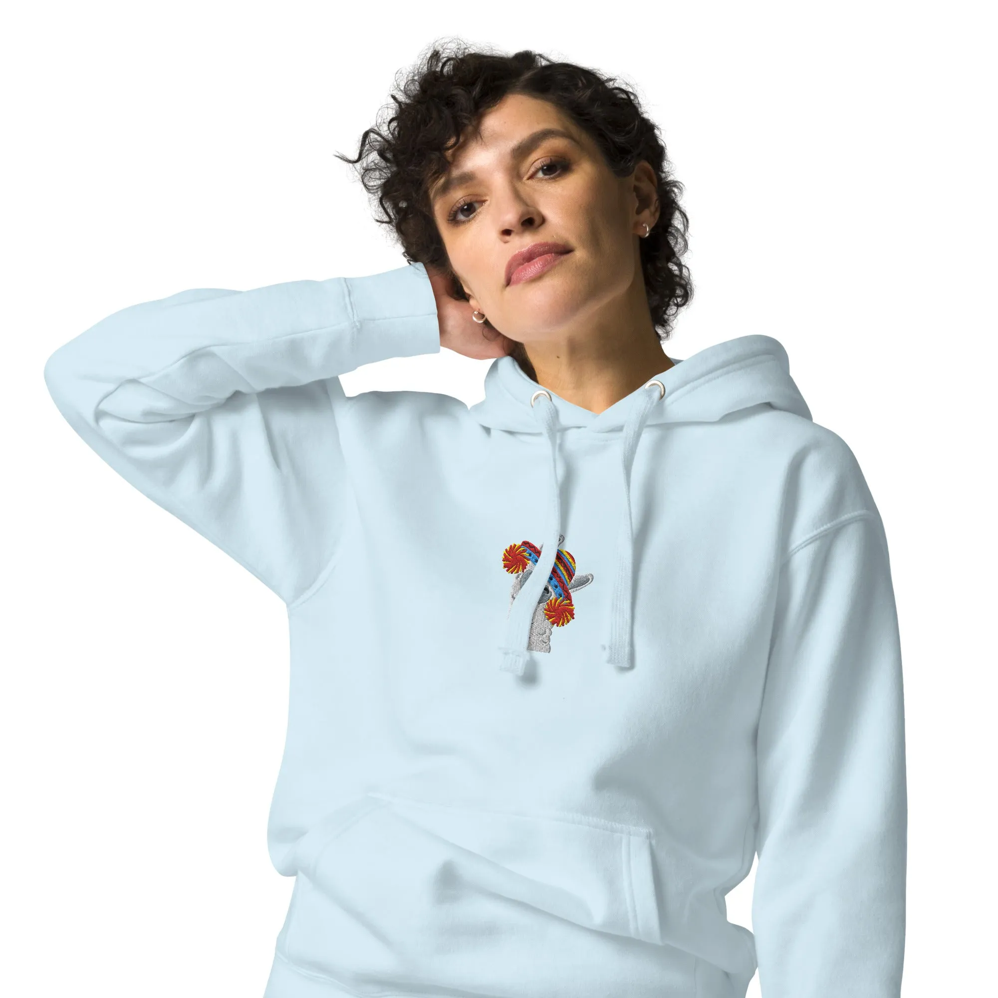 Peruvian Alpaca Embroidered Hoodie