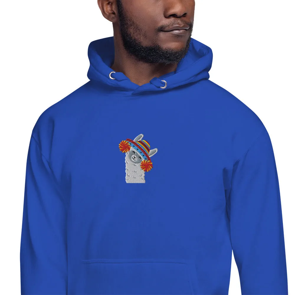 Peruvian Alpaca Embroidered Hoodie