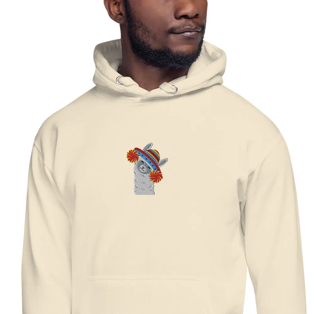 Peruvian Alpaca Embroidered Hoodie