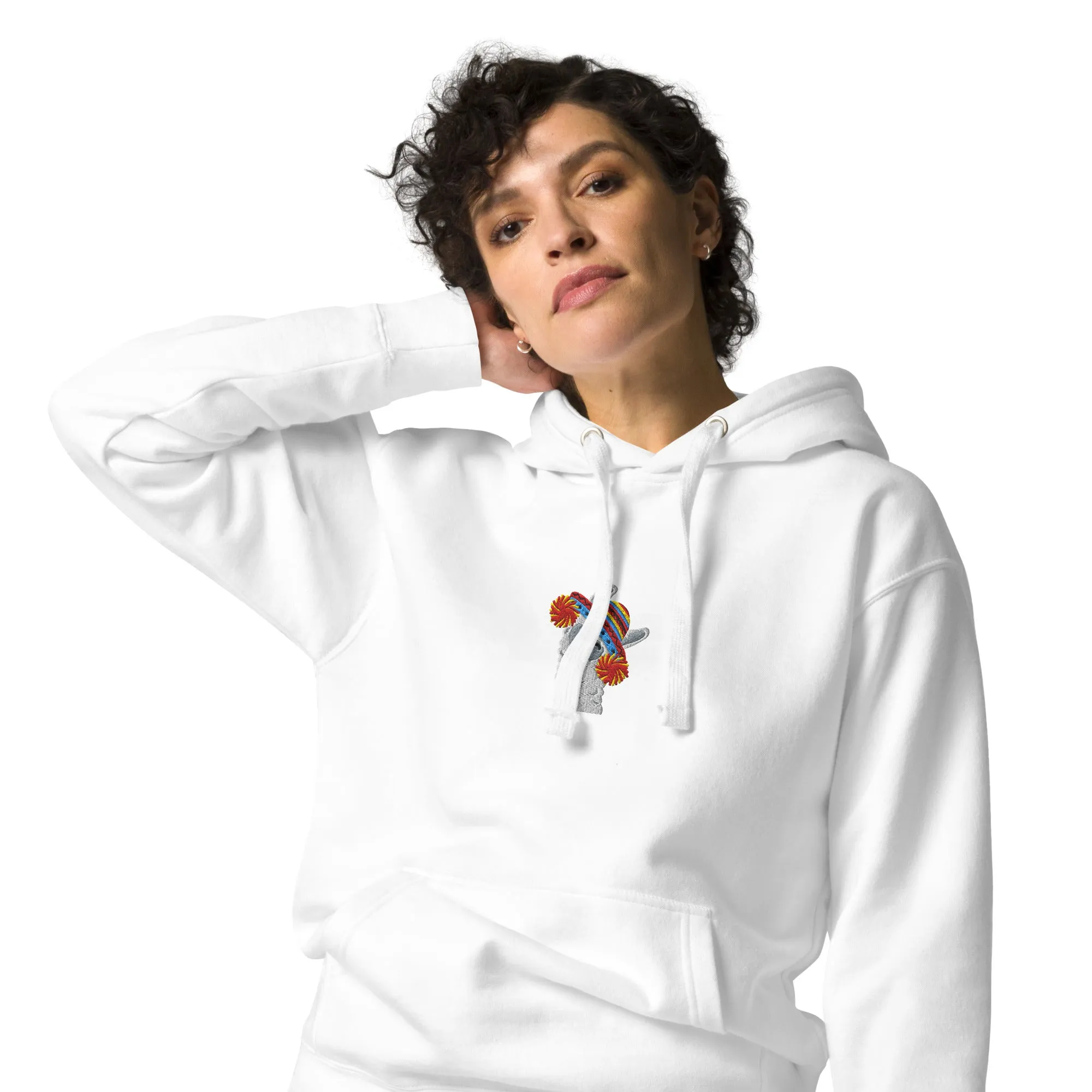 Peruvian Alpaca Embroidered Hoodie