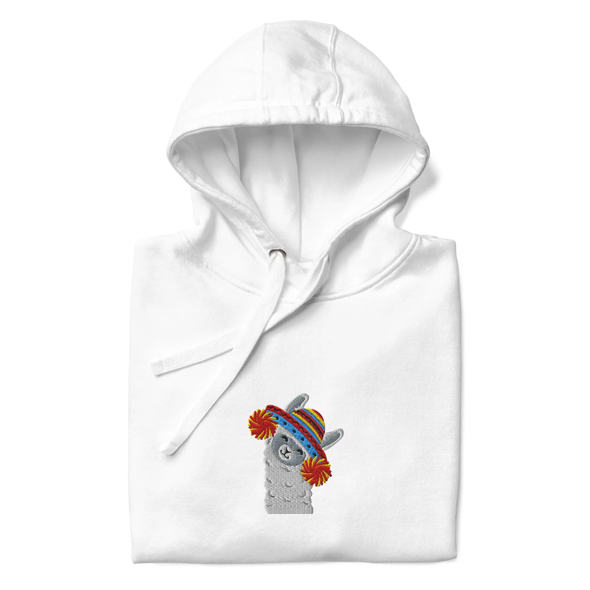 Peruvian Alpaca Embroidered Hoodie