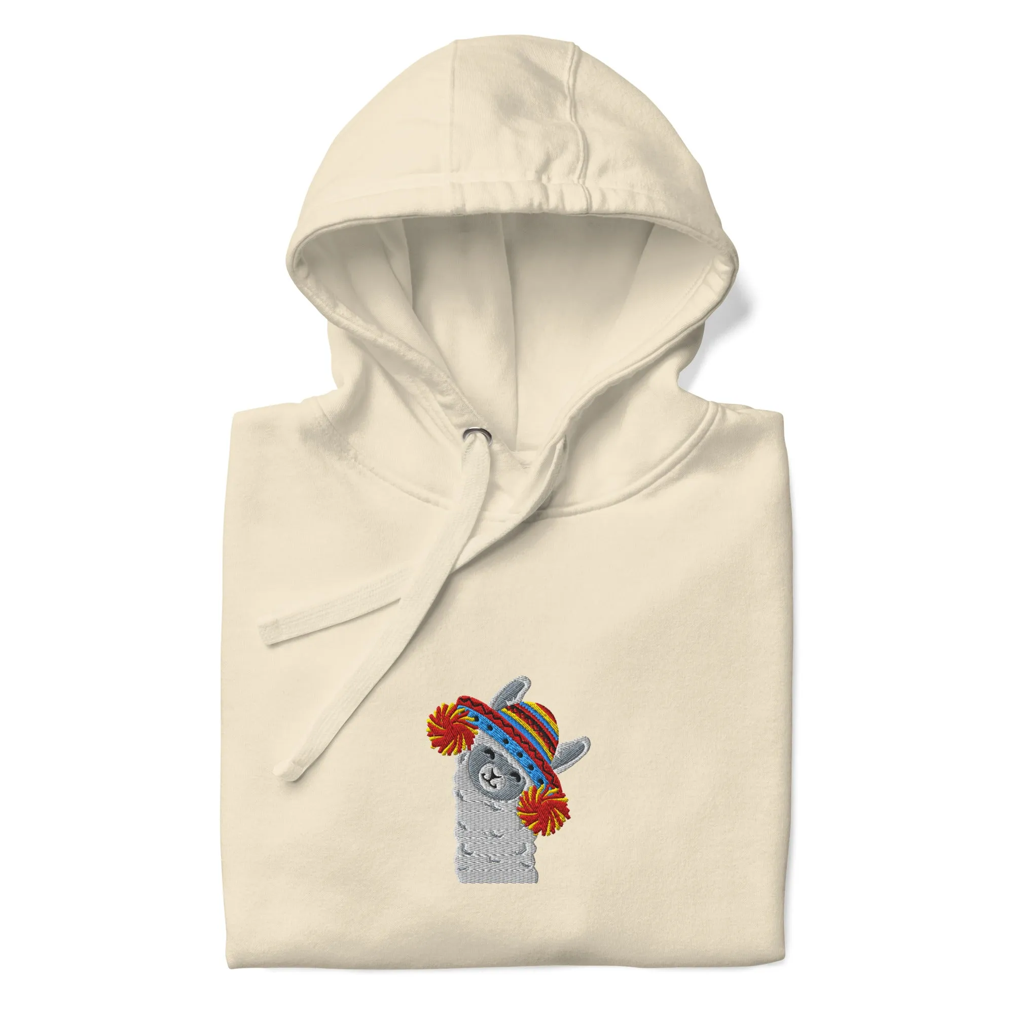 Peruvian Alpaca Embroidered Hoodie