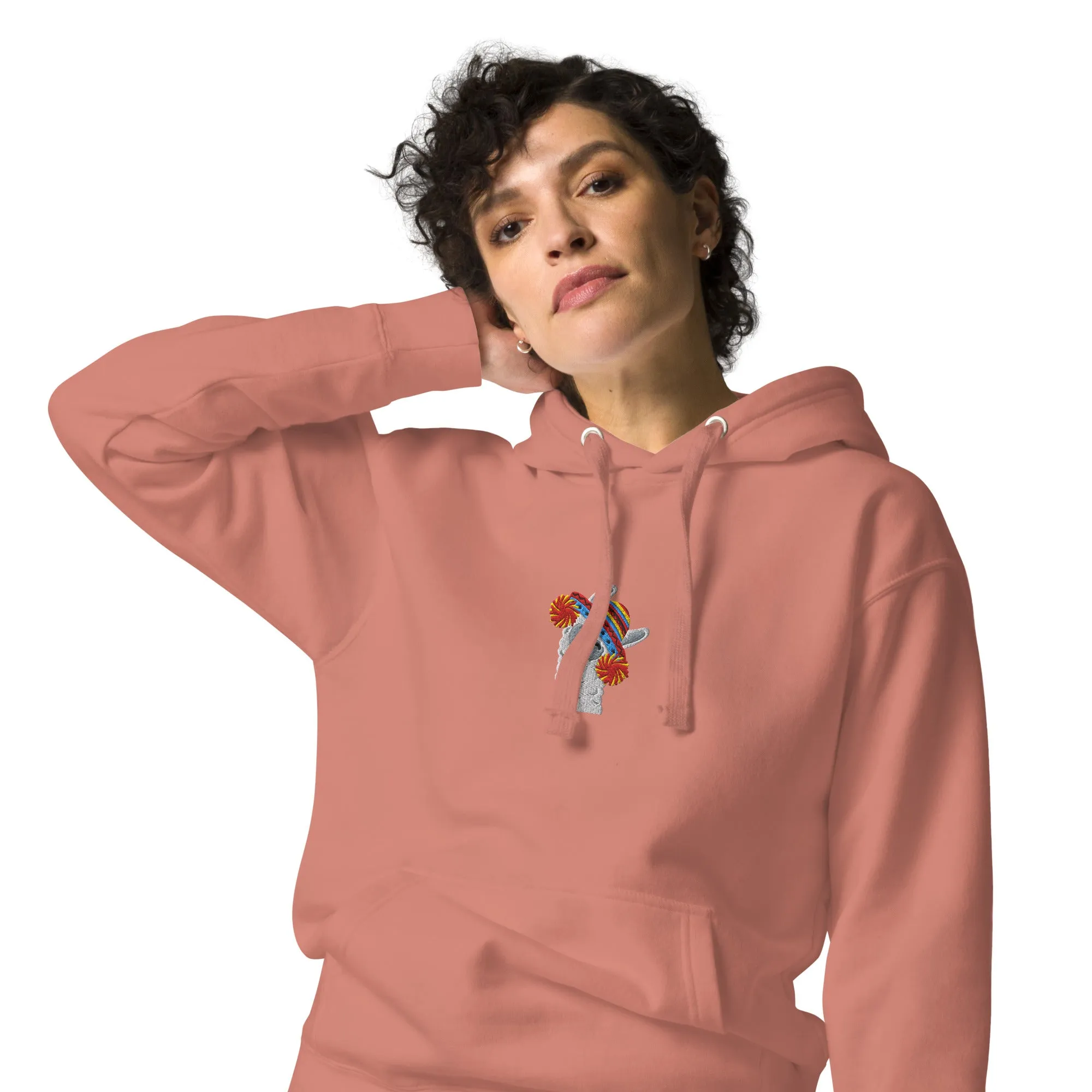 Peruvian Alpaca Embroidered Hoodie