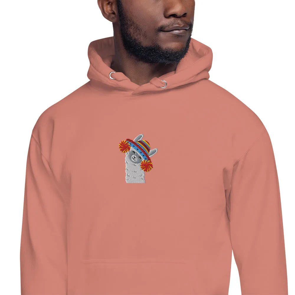 Peruvian Alpaca Embroidered Hoodie