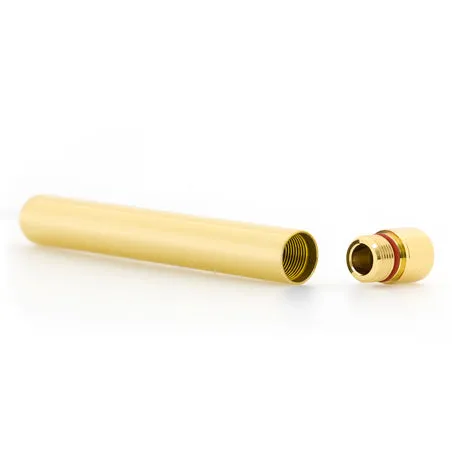 Solid Brass Doob Tube (Blue)