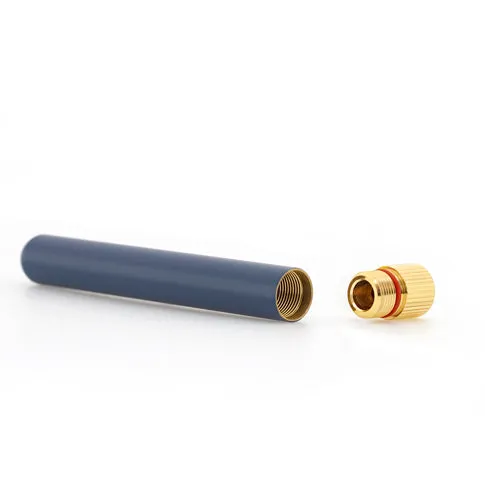 Solid Brass Doob Tube (Blue)