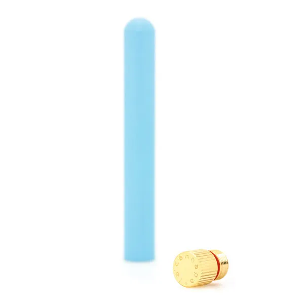Solid Brass Doob Tube (Blue)