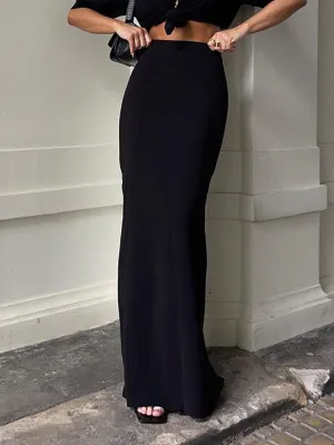 Solid Color A-Line Bodycon Skirts Bottoms