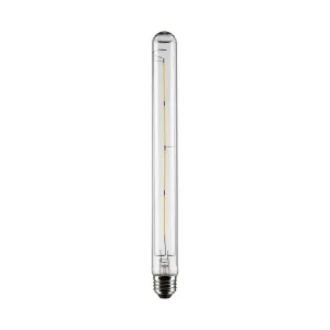 T9 LED Single Tube Bulb, 8W, 800 Lumens, 3000K, 60W Equal, E26 Medium, Clear Finish