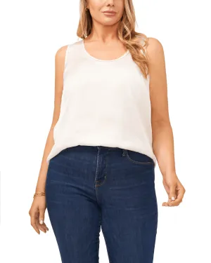 Tanya Scoop Neck Tank Top | NEW IVORY-103