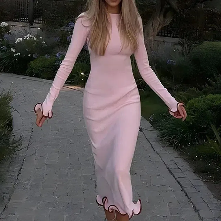 TARUXY Sexy Tube Top Sleeveless Long Dress For Women Elegant