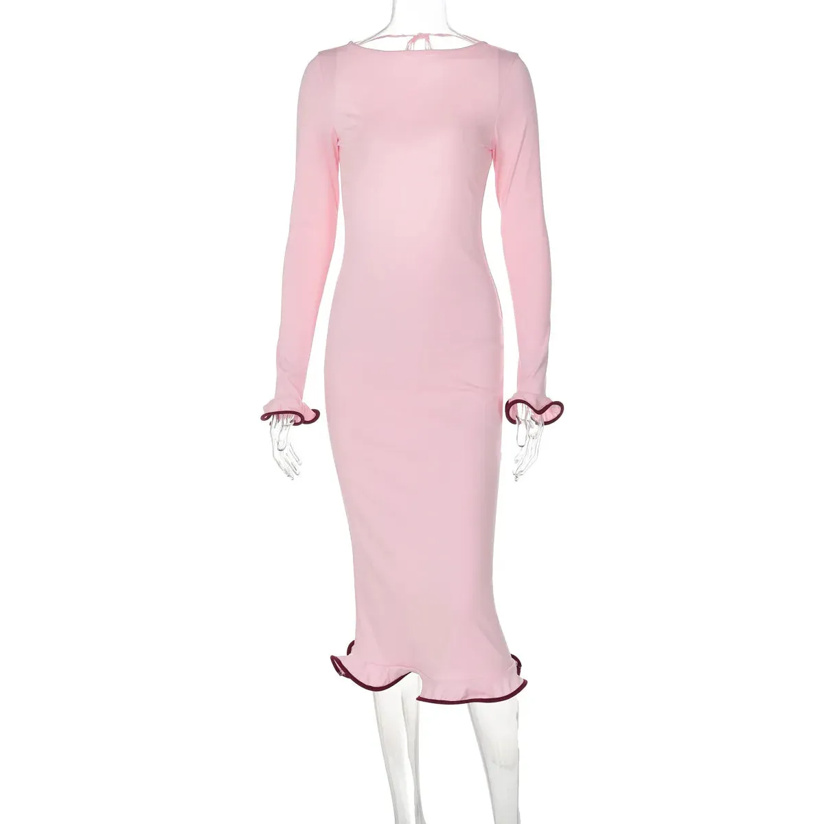 TARUXY Sexy Tube Top Sleeveless Long Dress For Women Elegant