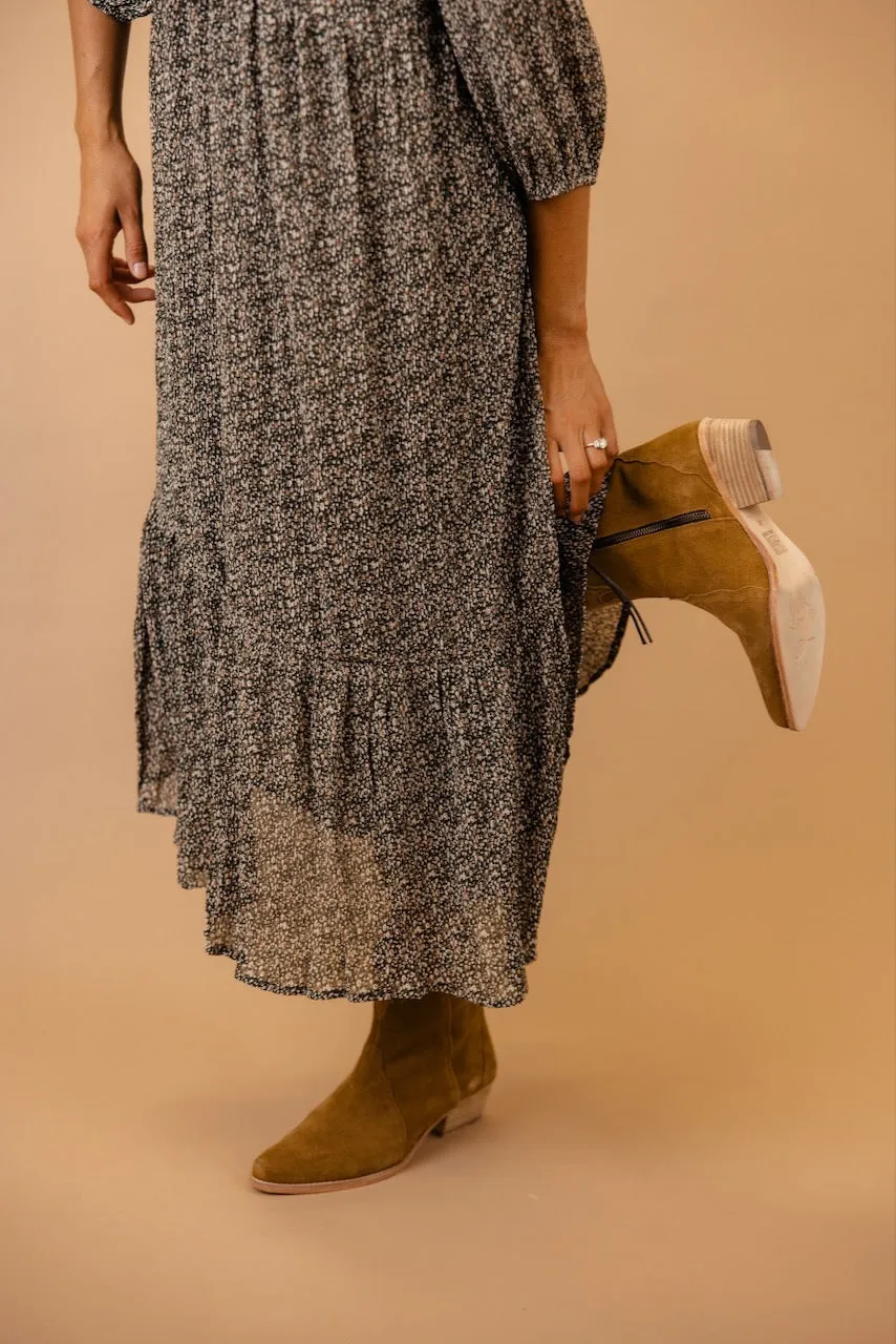 Valley of Your Heart Puff Sleeve Dress