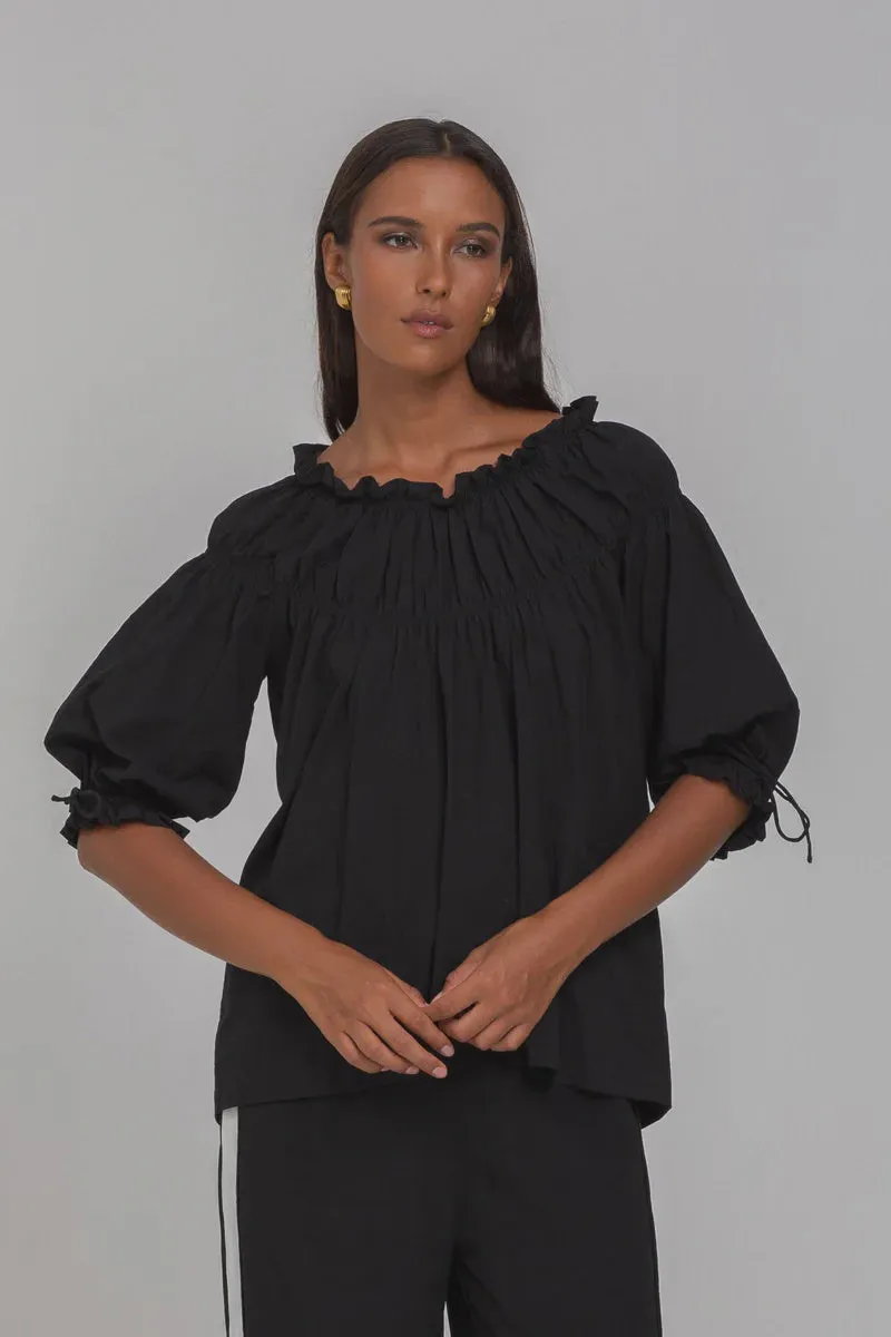 With Hope Top / Black