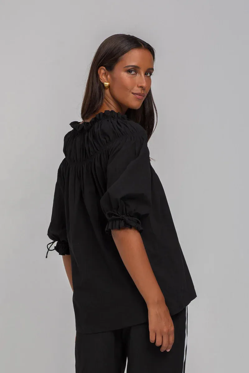 With Hope Top / Black